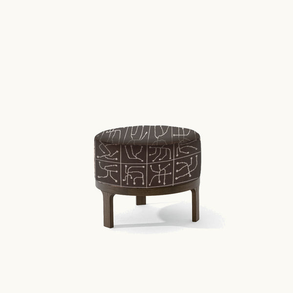 Pouf CONDE rivestito con VRILETTE - Quota